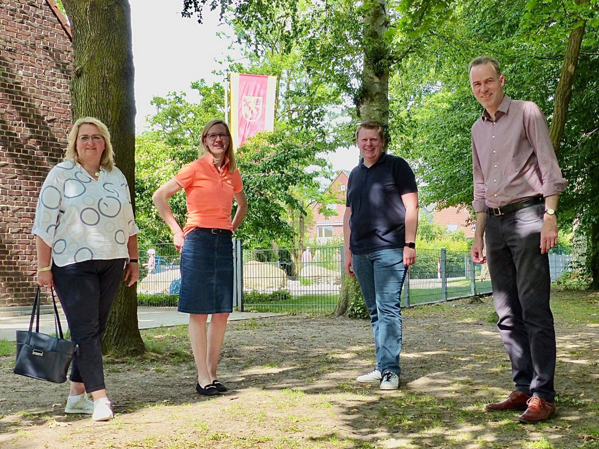 Astrid Bhl, Carmen Greefrath, Marcus Bielefeld, Stefan Leschniok (von links nach rechts)